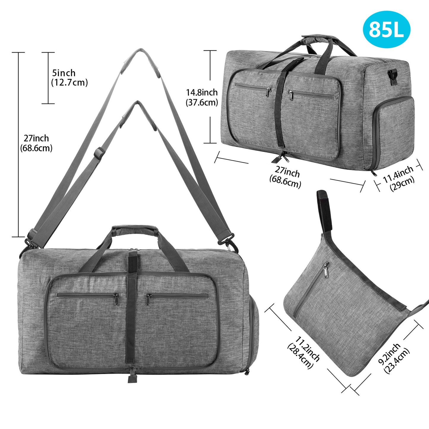 Foldable Travel Bag - large capacity