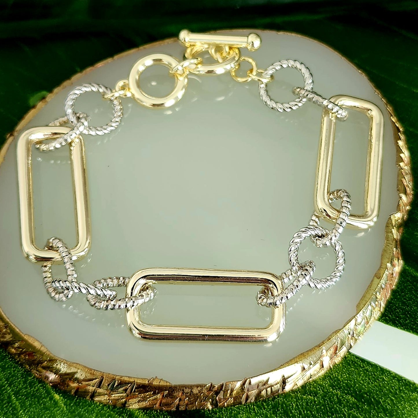 Rectangle Link Bracelet