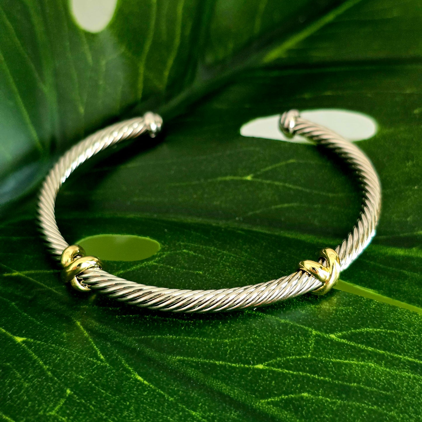 Two X Cable Bracelet