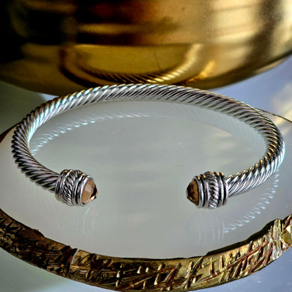 Citrine Cable Bracelet