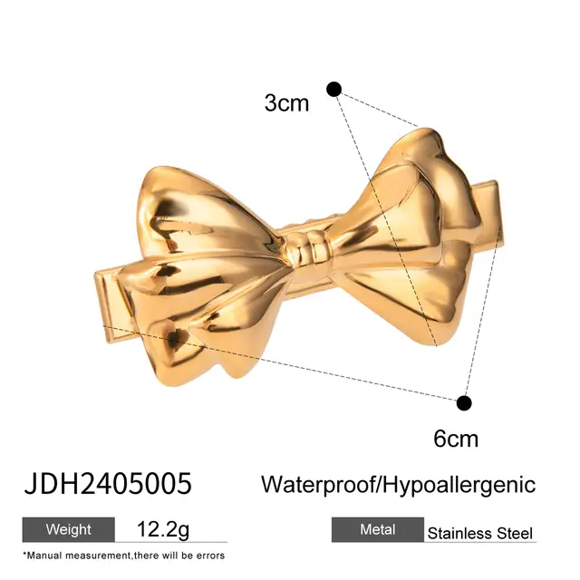 Hair Clip Bow Shape