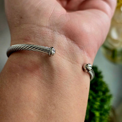 Two X Cable Bracelet