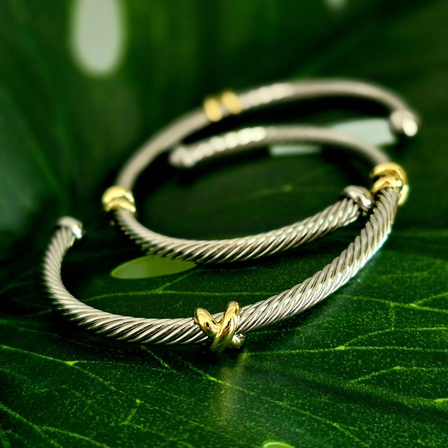 Two X Cable Bracelet