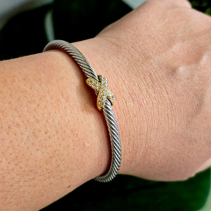 X Cable Bracelet