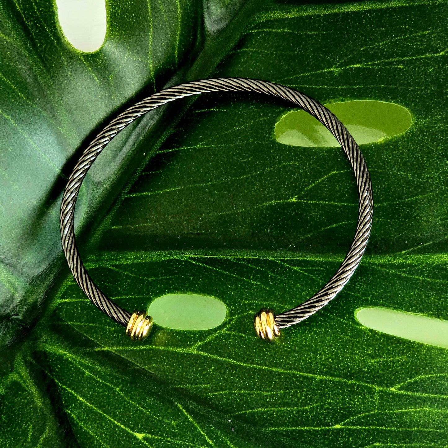 Black Cable Bracelet