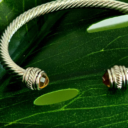 Citrine Cable Bracelet
