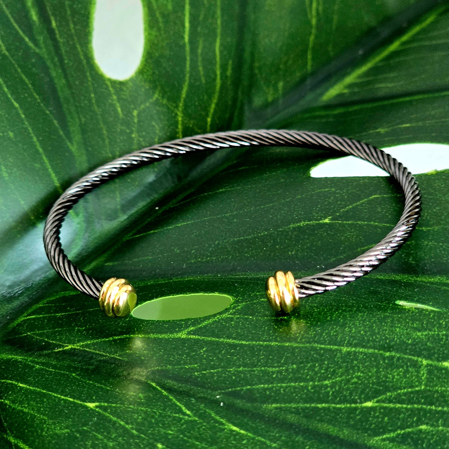 Black Cable Bracelet