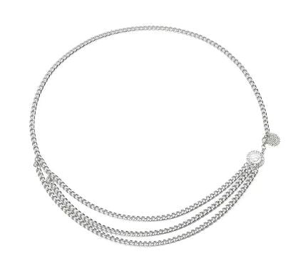 Metal Belly Waist Chain - 35.4"